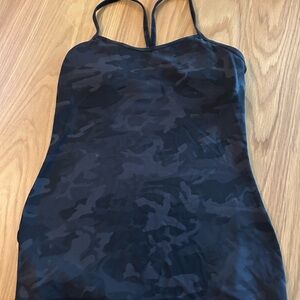 lululemon athletica Black Camo Tank Top
